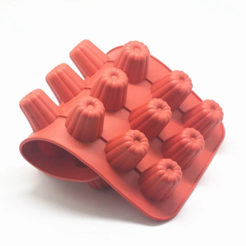 Moule a gateaux 18 trous flexibilite