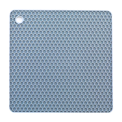 dessous de plat en silicone blanc