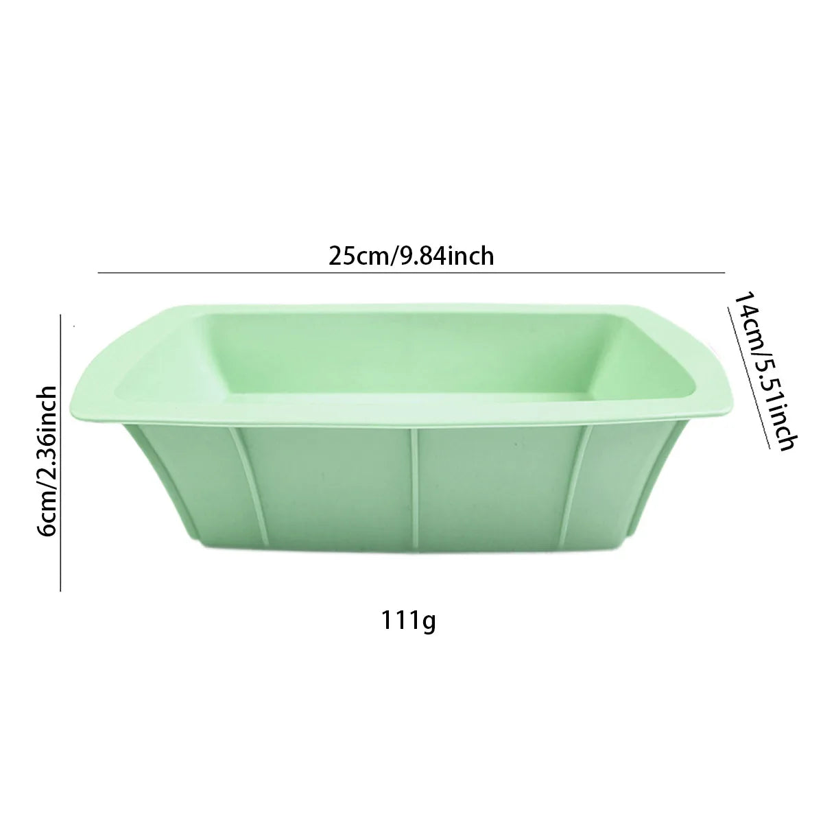 moule pour le pain vert grand dimension