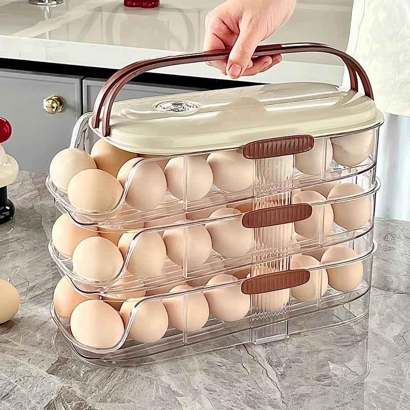rangement oeufs double 3 etage 42 oeufs
